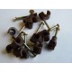 Brown 6 / 7mm Coax / Mains Cable Clip